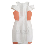 William Tempest Silk Pencil Cut Out Dress