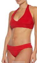 Heidi Klein Shape + Drape Red Bikini