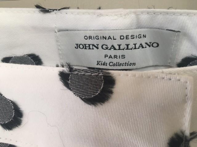 John Galliano Kids Girls Spotted Wide Leg Pants Age 12 years
