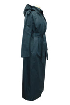 Brioni Blue Long Trench Coat