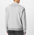 Maison Margiela Grey Cotton Four Stitch Reversed Polo Jumper
