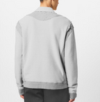 Maison Margiela Grey Cotton Four Stitch Reversed Polo Jumper