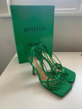 Parrot Green Mesh Sandals
