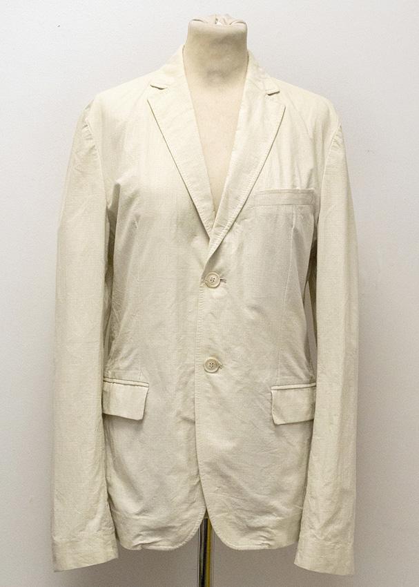 Kenzo Cotton-Silk Beige Jacket