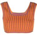 Jacquemus Le Haut Macio Crop Top in Orange