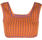 Jacquemus Le Haut Macio Crop Top in Orange