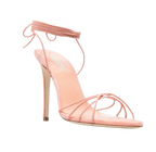 Paris Texas Pink Suede Nicole Sandals