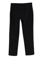 The Row Black Straight Leg Tailored Trousers