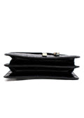 Chylak “Glossy Black Crocodile” Print Crossbody Bag