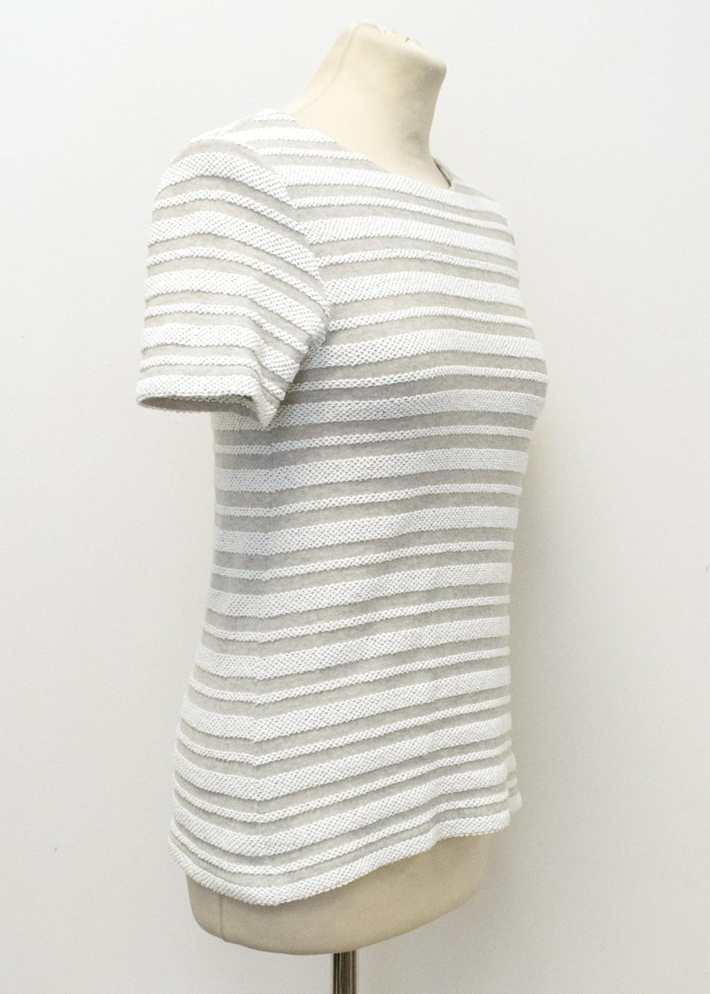 Reiss Grey striped t-shirt