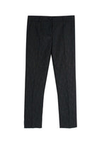 Black Jacquard Trousers