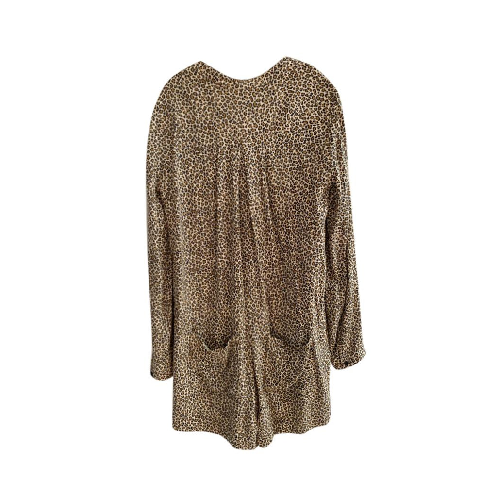 Bonpoint Leoaprd Print Kids XS Playsuit
