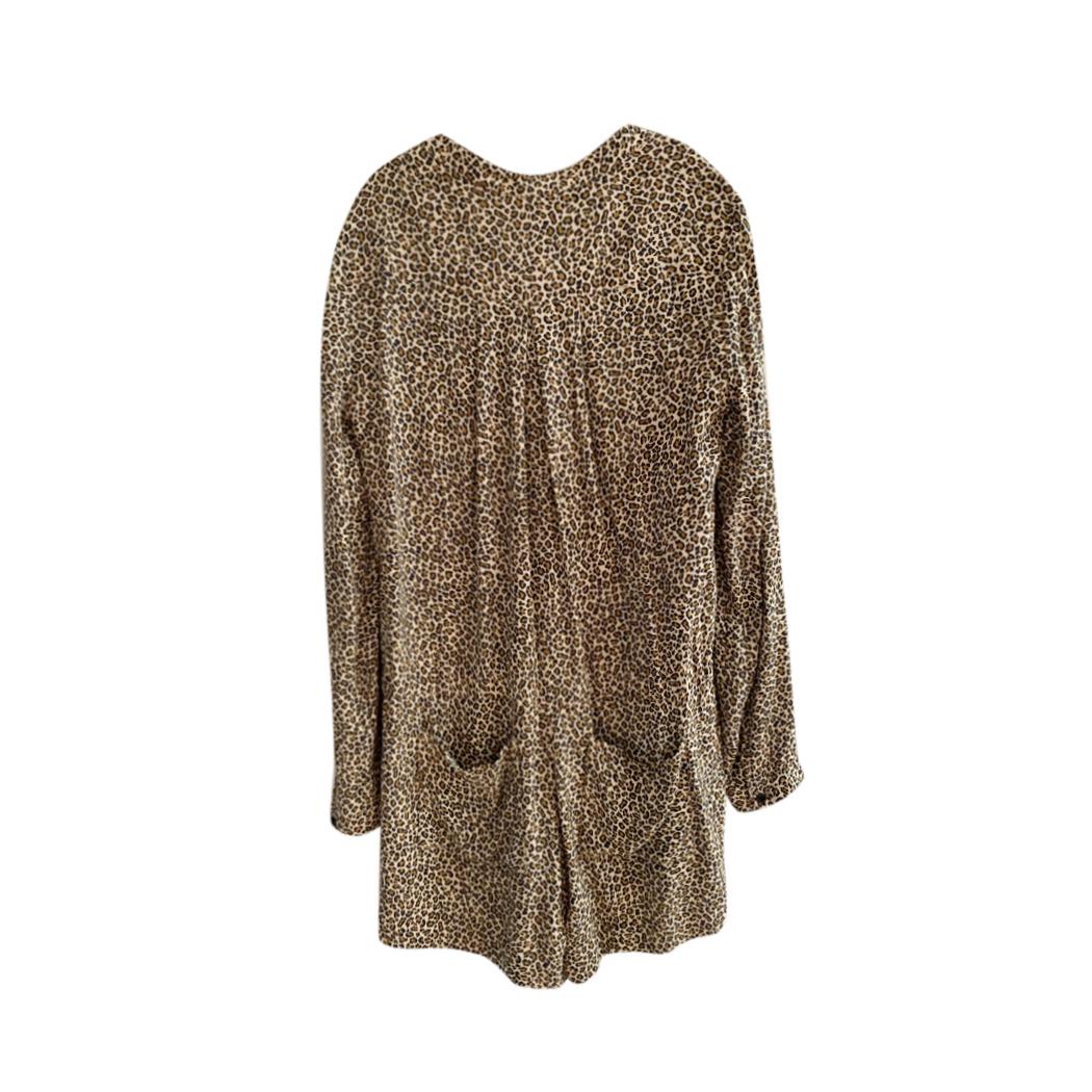 Bonpoint Leoaprd Print Kids XS Playsuit
