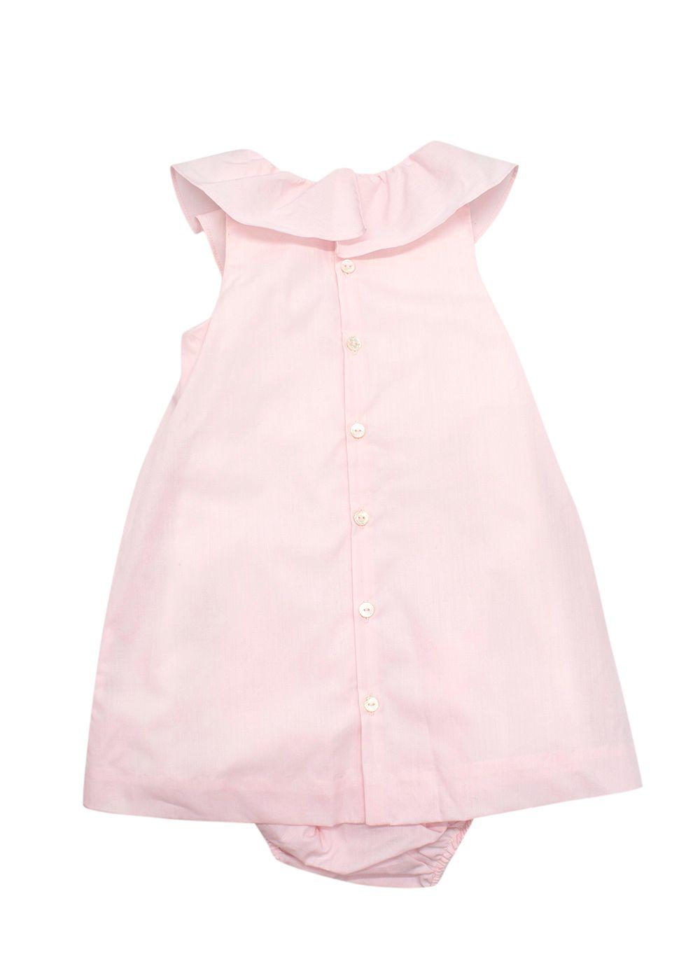 Jacadi Paris Kids Pink Dress with Bloomer