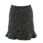 Karl Lagerfeld Boucle Tweed Effect Zip Hem Skirt