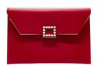 Roger Vivier Red Envelope Clutch