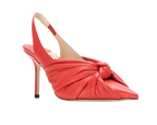 Jimmy Choo Red Leather Annabell Sling back Pumps
