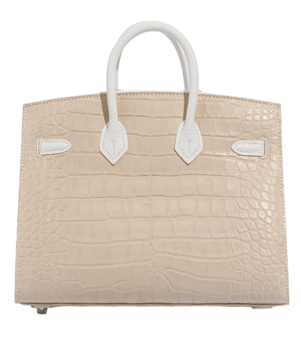 Hermes Limited Edition Birkin 20 Faubourg Sellier Sous La Neige