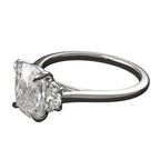 Verde 2ct Lab Grown Cushion Cut Diamond ring