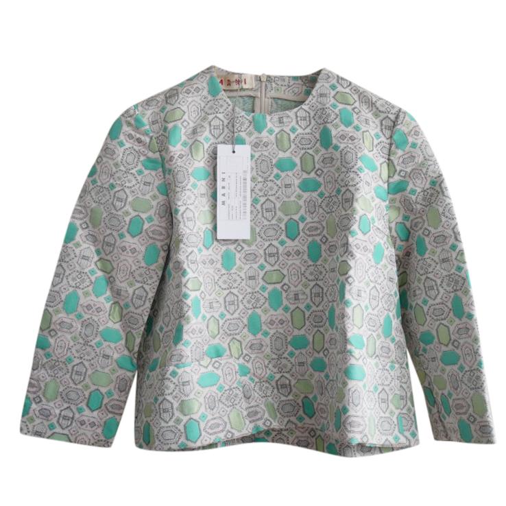 Marni Jacquard Boxy Top