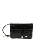 Chylak 'Black Glossy Croc' Belt Bag