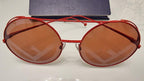 Fendi Red/Pink Run Away Pilot Sunglasses