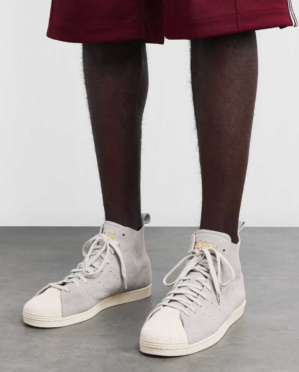 Adidas x Wales Bonner Suede High-Top Sneakers