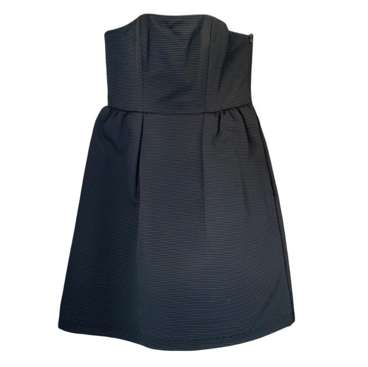 Tar Jarmon Strapless Black Mini Dress