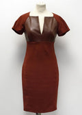 Pinko Burgundy Detail Dress