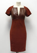 Pinko Burgundy Detail Dress