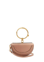 Nude-Pink Leather Nile Minaudiere