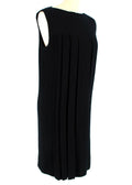 Hermes Black Cashmere Knit Pleated Dress