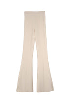 Galvan Cream Maia Cashmere Flared Trousers
