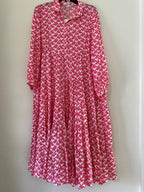 Gal Cotton-Voile Midi Dress