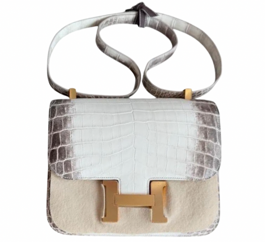 Himalaya  Crocodile  Constance 24 with Rose Gold Hardware