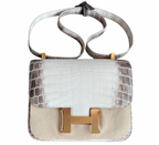 Himalaya  Crocodile  Constance 24 with Rose Gold Hardware