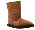 Gucci Tan Wuede/Wool GG Boots