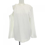 Ivory crepe blouse