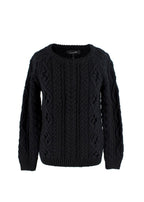 Isabel Marant Black Cable Knit Jumper