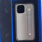 Grey alligator Side Finger iPhone 13 Pro Max