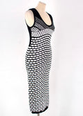 Artelier Nicole Miller Monochrome Knit Midi Dress