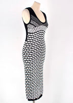 Artelier Nicole Miller Monochrome Knit Midi Dress
