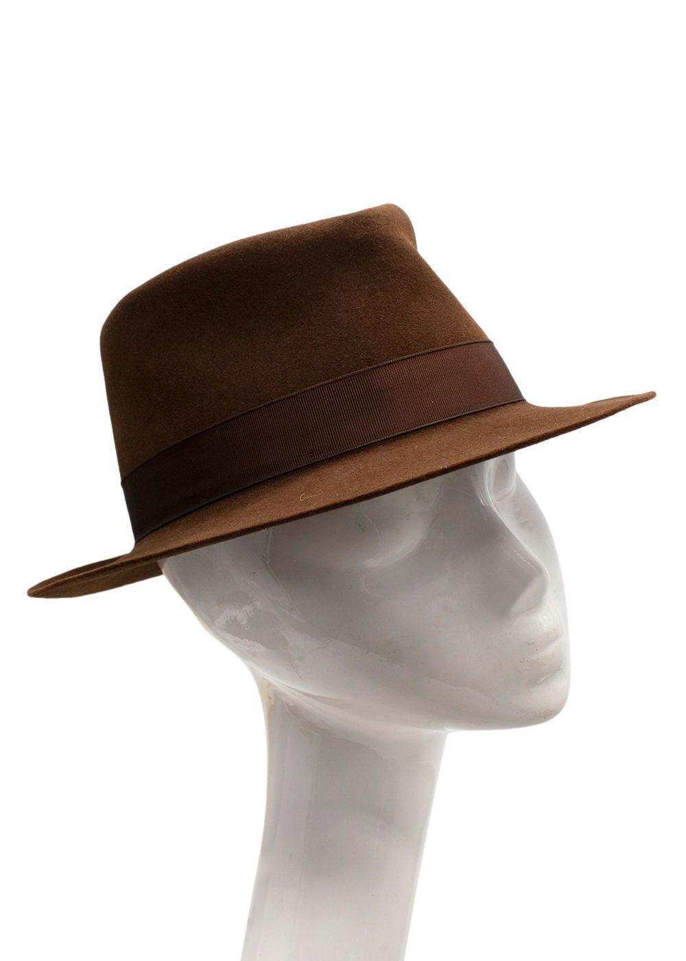 Motsch Paris Brown Trilby Hat