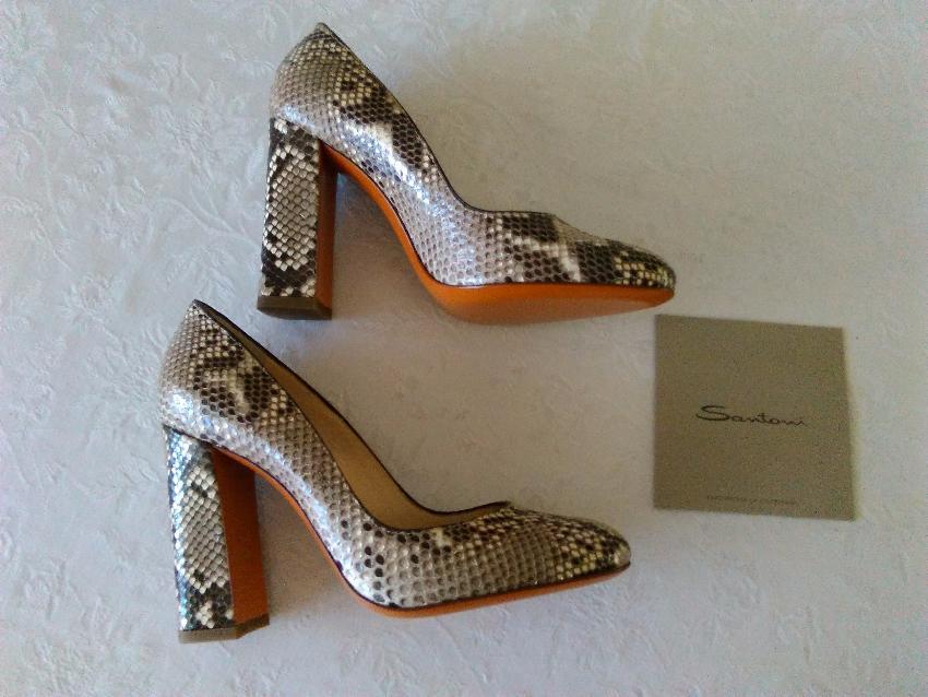 Santoni Rose Women  Collection Python Pumps