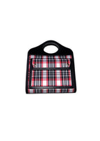 black & red canvas Pocket bag