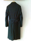 Gucci Black Wool Wrap Coat