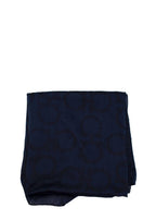 Blue Gancini Print Scarf