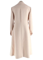 Gucci Pale Pink Overcoat with Tonal Zip Details