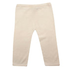 Ovale Ivory Wool Knit Trousers