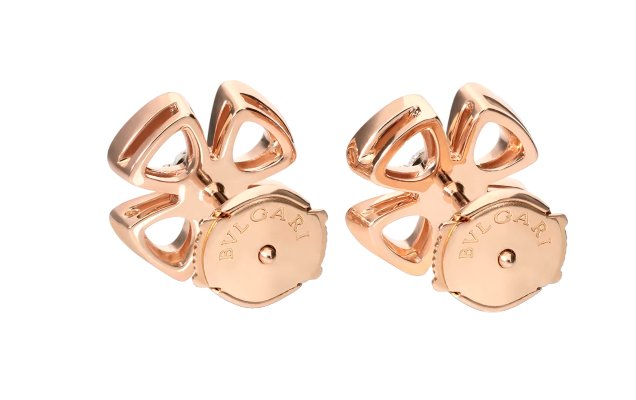 Rose Gold And Diamond Fiorever Earrings